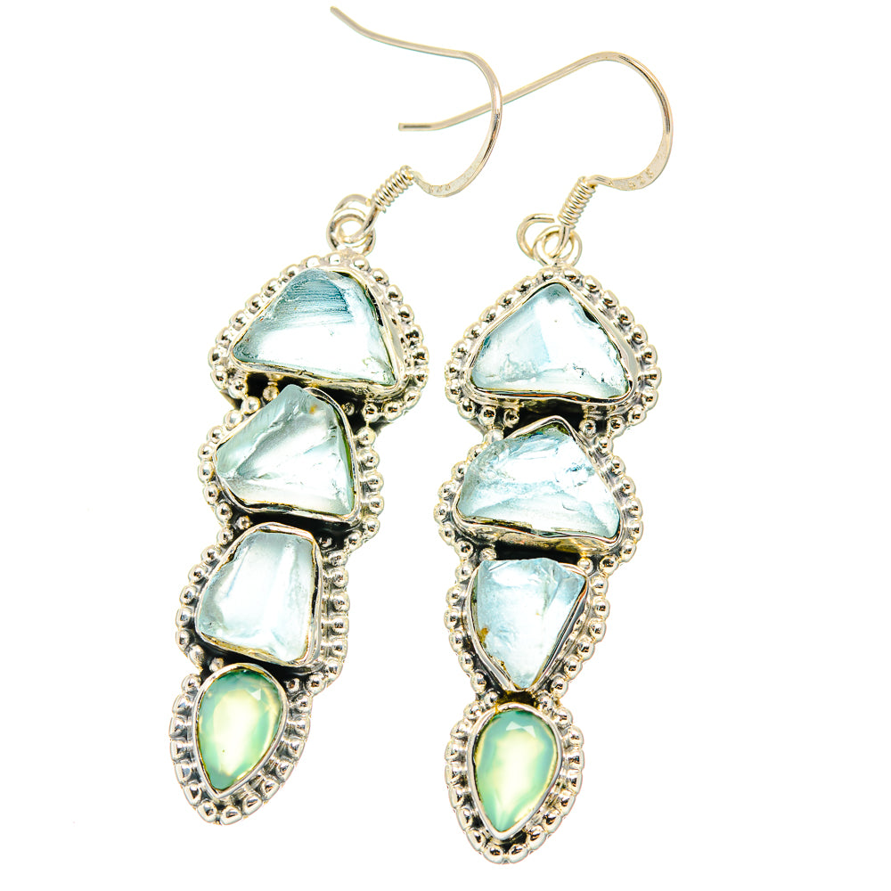 Aquamarine Earrings handcrafted by Ana Silver Co - EARR429240 - Photo 2
