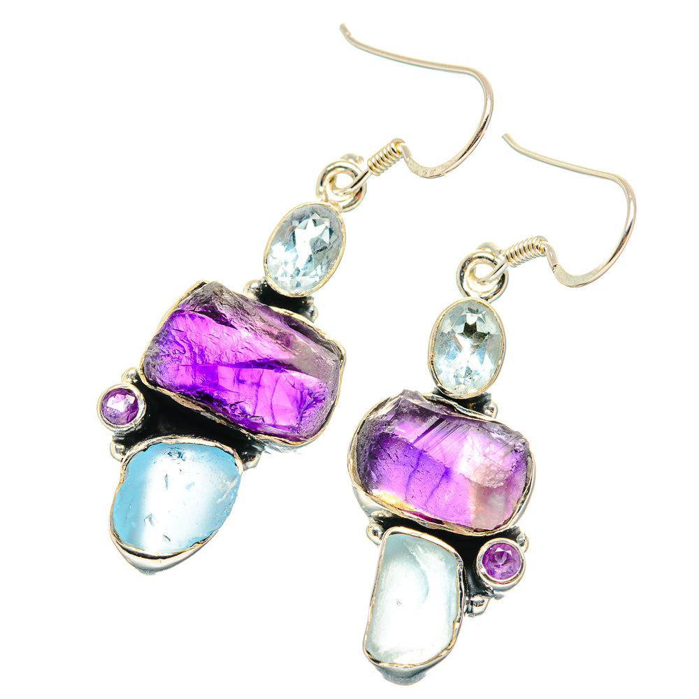 Amethyst Earrings handcrafted by Ana Silver Co - EARR429242 - Photo 2