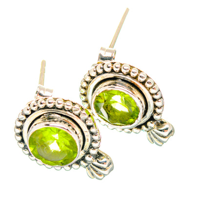 Peridot Earrings handcrafted by Ana Silver Co - EARR429245 - Photo 2