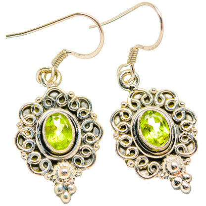 Peridot Earrings handcrafted by Ana Silver Co - EARR429261 - Photo 2