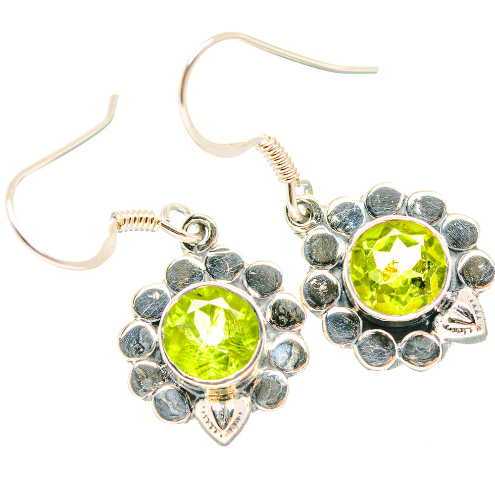 Peridot Earrings handcrafted by Ana Silver Co - EARR429281 - Photo 2