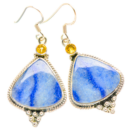 Sodalite Earrings handcrafted by Ana Silver Co - EARR429283 - Photo 2