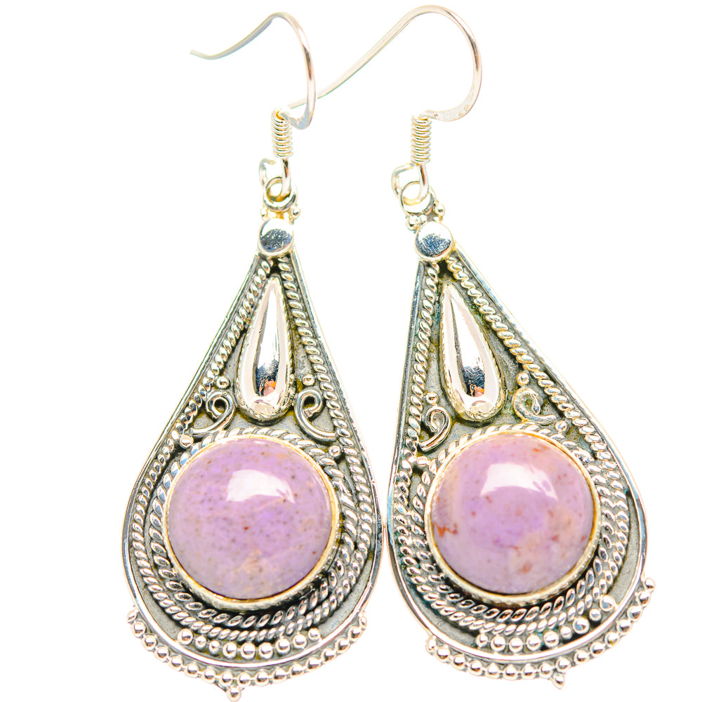 Phosphosiderite Earrings handcrafted by Ana Silver Co - EARR429285 - Photo 2