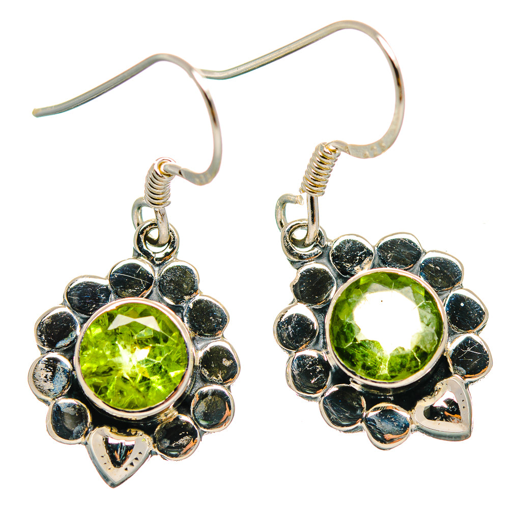 Peridot Earrings handcrafted by Ana Silver Co - EARR429296 - Photo 2