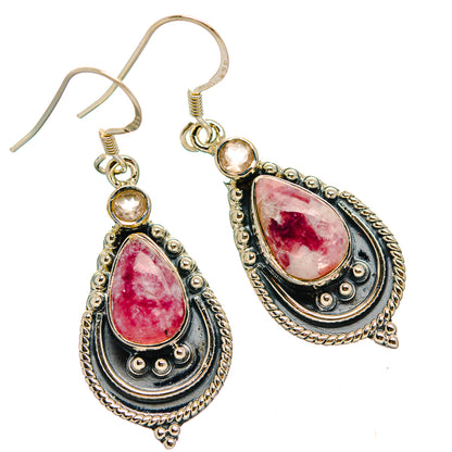 Lepidolite Earrings handcrafted by Ana Silver Co - EARR429297 - Photo 2