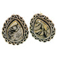 Pinolith Jasper Earrings handcrafted by Ana Silver Co - EARR429298 - Photo 2