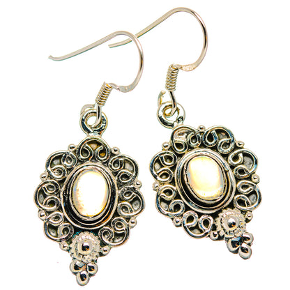 Ethiopian Opal Earrings handcrafted by Ana Silver Co - EARR429306 - Photo 2