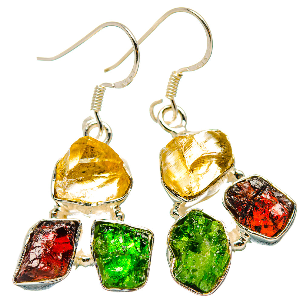 Citrine Earrings handcrafted by Ana Silver Co - EARR429318 - Photo 2