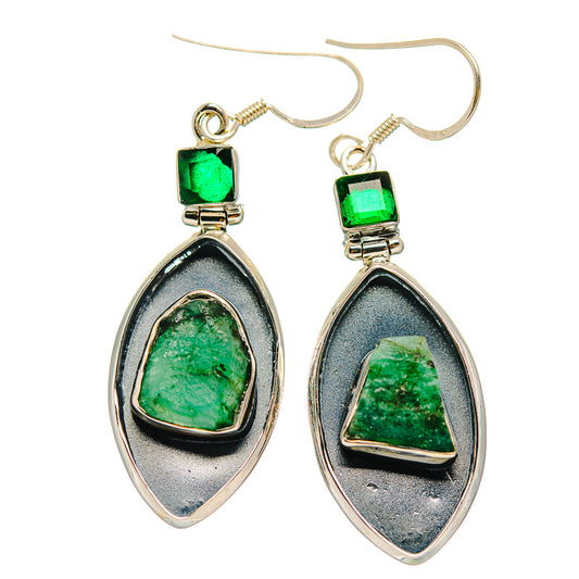 Chrysoprase Earrings handcrafted by Ana Silver Co - EARR429329 - Photo 2