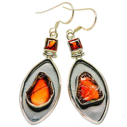 Garnet Earrings handcrafted by Ana Silver Co - EARR429330 - Photo 2