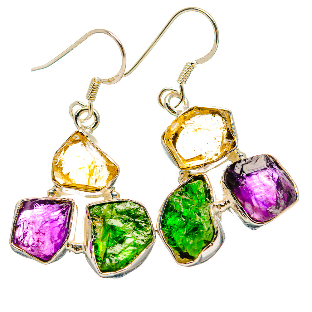 Citrine Earrings handcrafted by Ana Silver Co - EARR429337 - Photo 2