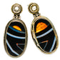 India Agate Earrings handcrafted by Ana Silver Co - EARR429339 - Photo 2