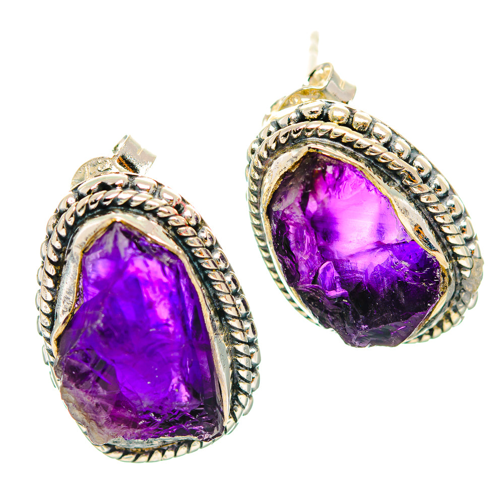 Amethyst Earrings handcrafted by Ana Silver Co - EARR429348 - Photo 2