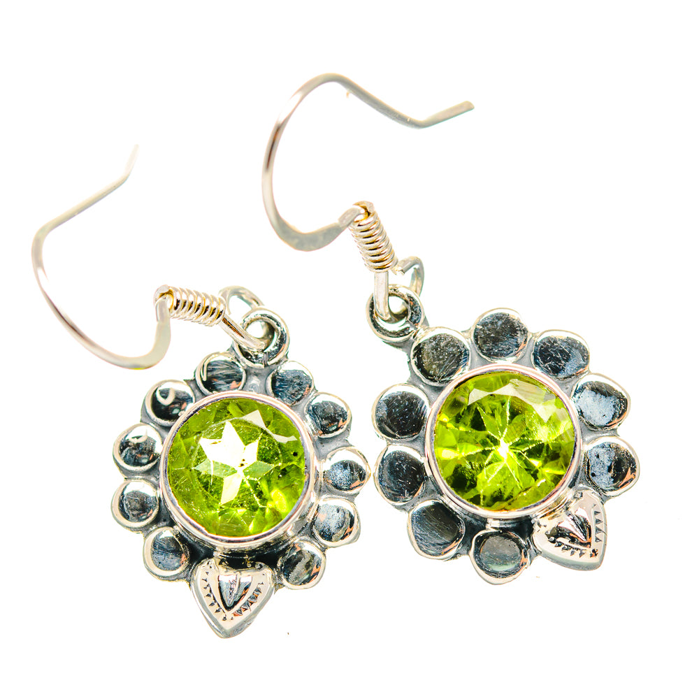 Peridot Earrings handcrafted by Ana Silver Co - EARR429349 - Photo 2