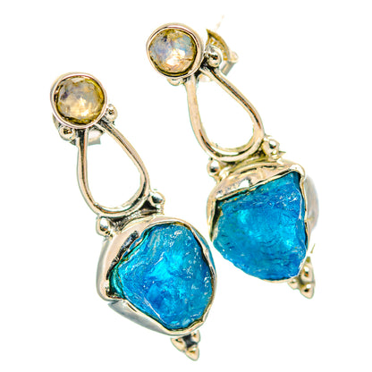 Apatite Earrings handcrafted by Ana Silver Co - EARR429351 - Photo 2