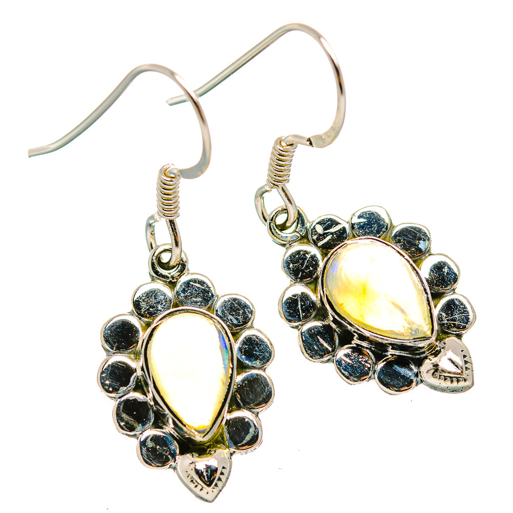 Ethiopian Opal Earrings handcrafted by Ana Silver Co - EARR429352 - Photo 2