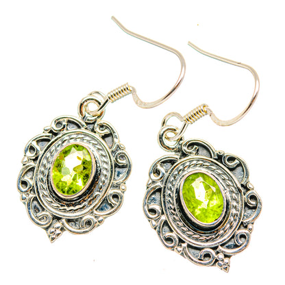 Peridot Earrings handcrafted by Ana Silver Co - EARR429359 - Photo 2