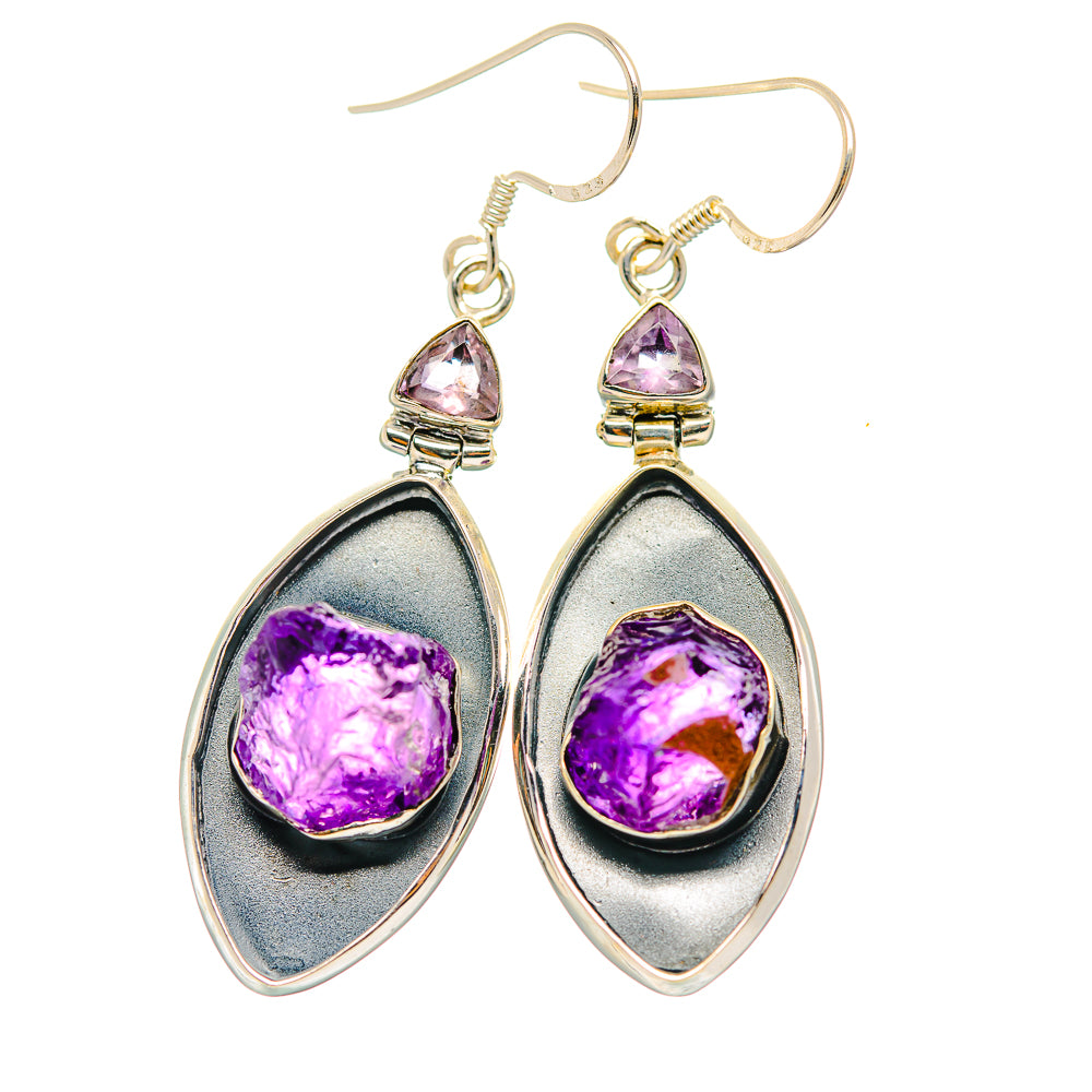 Amethyst Earrings handcrafted by Ana Silver Co - EARR429365 - Photo 2