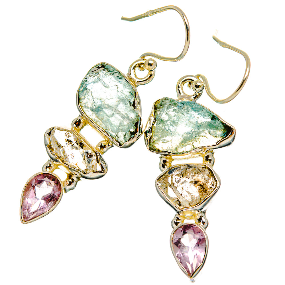 Aquamarine Earrings handcrafted by Ana Silver Co - EARR429368 - Photo 2