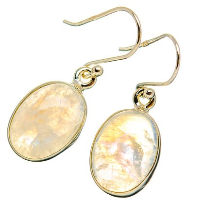 Rainbow Moonstone Earrings handcrafted by Ana Silver Co - EARR429382 - Photo 2