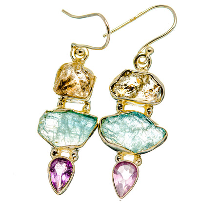 Aquamarine Earrings handcrafted by Ana Silver Co - EARR429385 - Photo 2