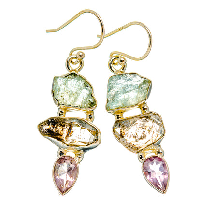 Aquamarine Earrings handcrafted by Ana Silver Co - EARR429386 - Photo 2