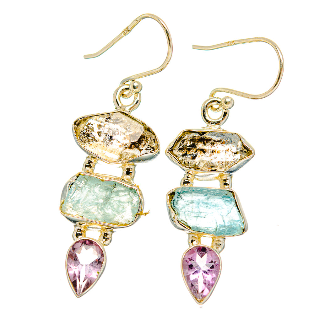Aquamarine Earrings handcrafted by Ana Silver Co - EARR429394 - Photo 2