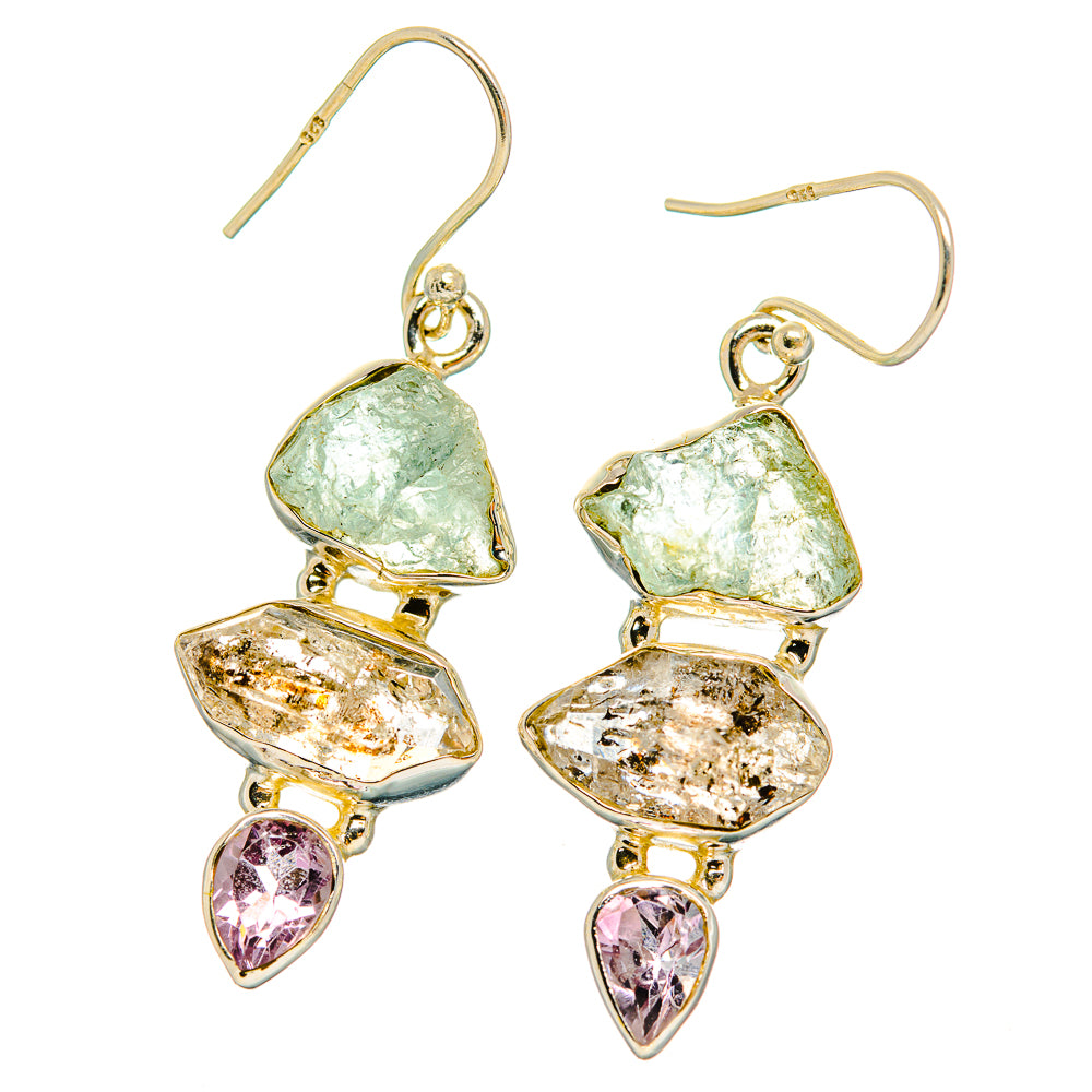 Aquamarine Earrings handcrafted by Ana Silver Co - EARR429402 - Photo 2