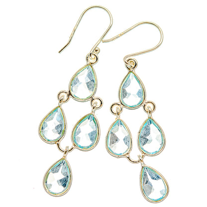 Blue Topaz Earrings handcrafted by Ana Silver Co - EARR429405 - Photo 2