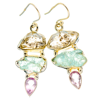 Aquamarine Earrings handcrafted by Ana Silver Co - EARR429416 - Photo 2