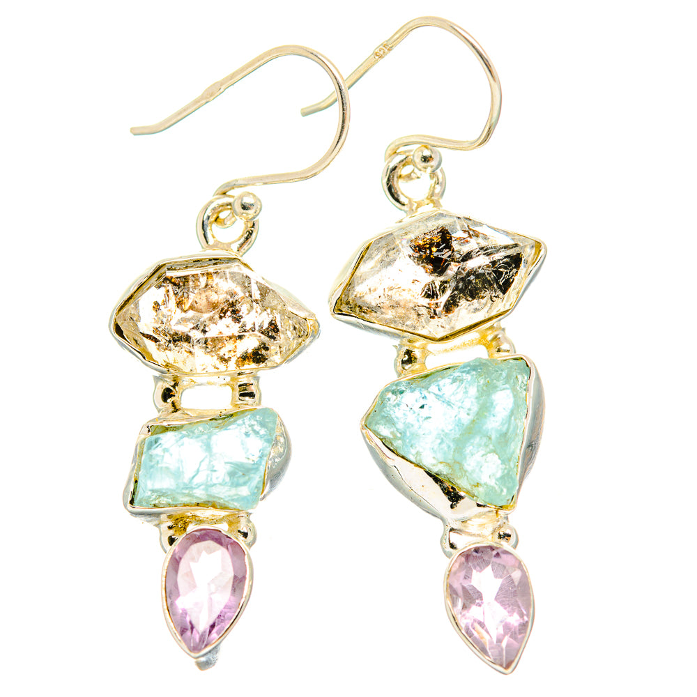 Aquamarine Earrings handcrafted by Ana Silver Co - EARR429427 - Photo 2