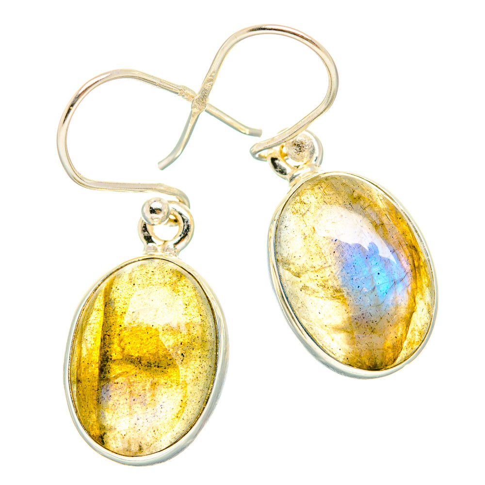 Labradorite Earrings handcrafted by Ana Silver Co - EARR429431 - Photo 2