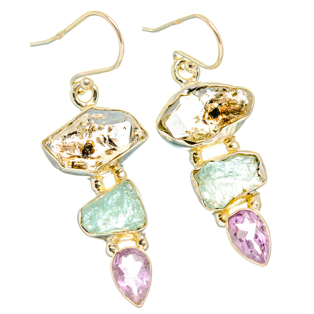 Aquamarine Earrings handcrafted by Ana Silver Co - EARR429433 - Photo 2