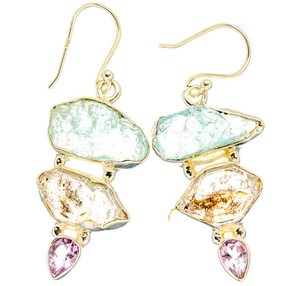 Aquamarine Earrings handcrafted by Ana Silver Co - EARR429436 - Photo 2