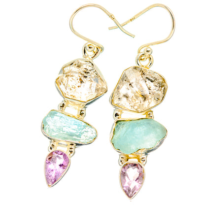 Aquamarine Earrings handcrafted by Ana Silver Co - EARR429439 - Photo 2