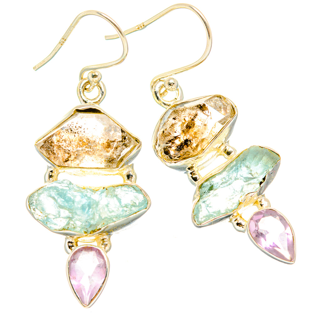 Aquamarine Earrings handcrafted by Ana Silver Co - EARR429448 - Photo 2