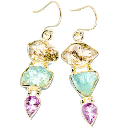 Aquamarine Earrings handcrafted by Ana Silver Co - EARR429458 - Photo 2