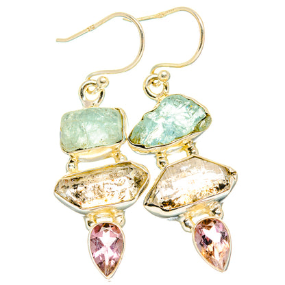 Aquamarine Earrings handcrafted by Ana Silver Co - EARR429460 - Photo 2