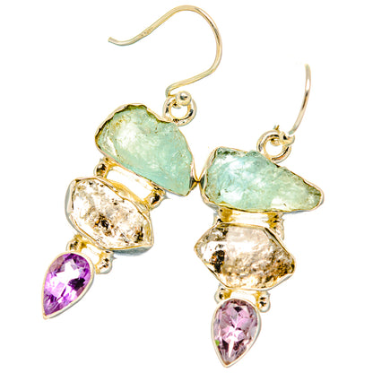 Aquamarine Earrings handcrafted by Ana Silver Co - EARR429536 - Photo 2
