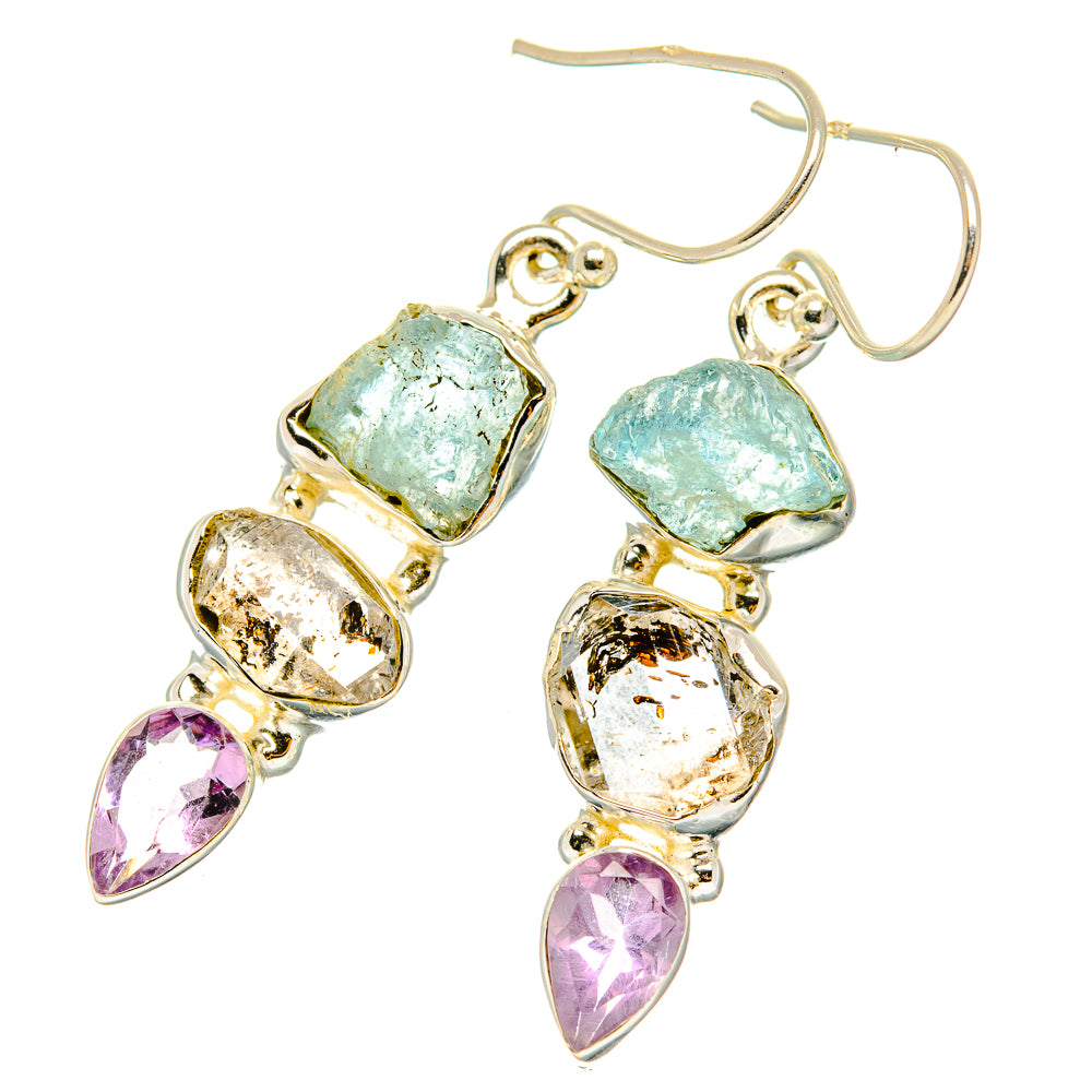 Aquamarine Earrings handcrafted by Ana Silver Co - EARR429585 - Photo 2