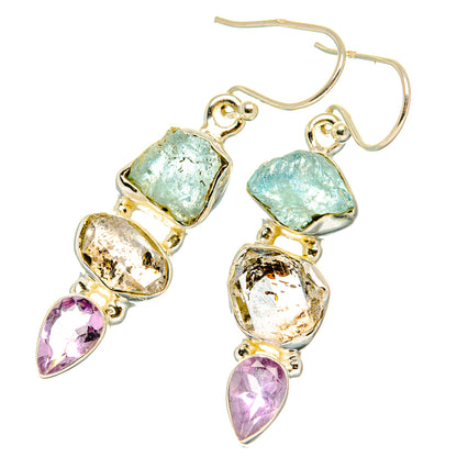 Aquamarine Earrings handcrafted by Ana Silver Co - EARR429585 - Photo 2