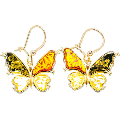 Baltic Amber Earrings handcrafted by Ana Silver Co - EARR429603 - Photo 2