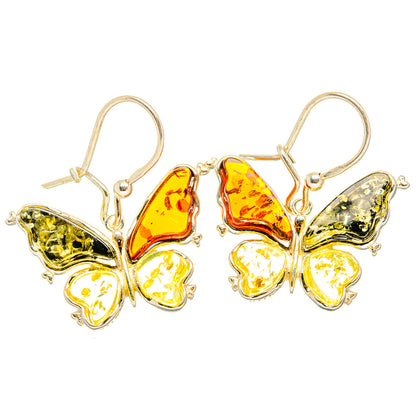 Baltic Amber Earrings handcrafted by Ana Silver Co - EARR429604 - Photo 2
