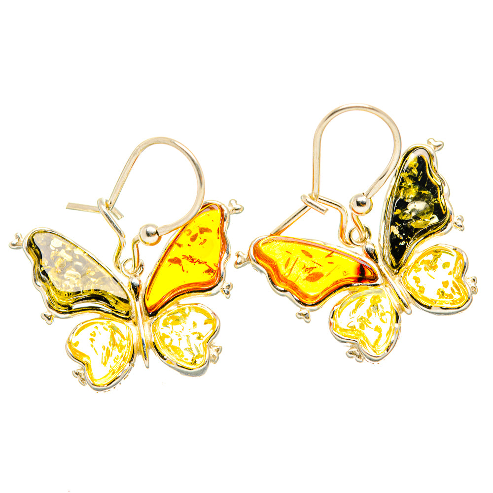 Baltic Amber Earrings handcrafted by Ana Silver Co - EARR429606 - Photo 2