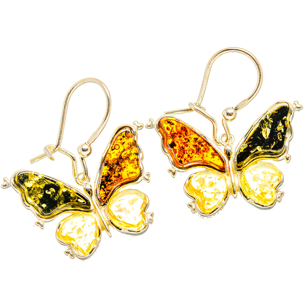 Baltic Amber Earrings handcrafted by Ana Silver Co - EARR429607 - Photo 2