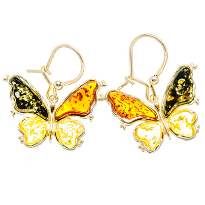 Baltic Amber Earrings handcrafted by Ana Silver Co - EARR429608 - Photo 2