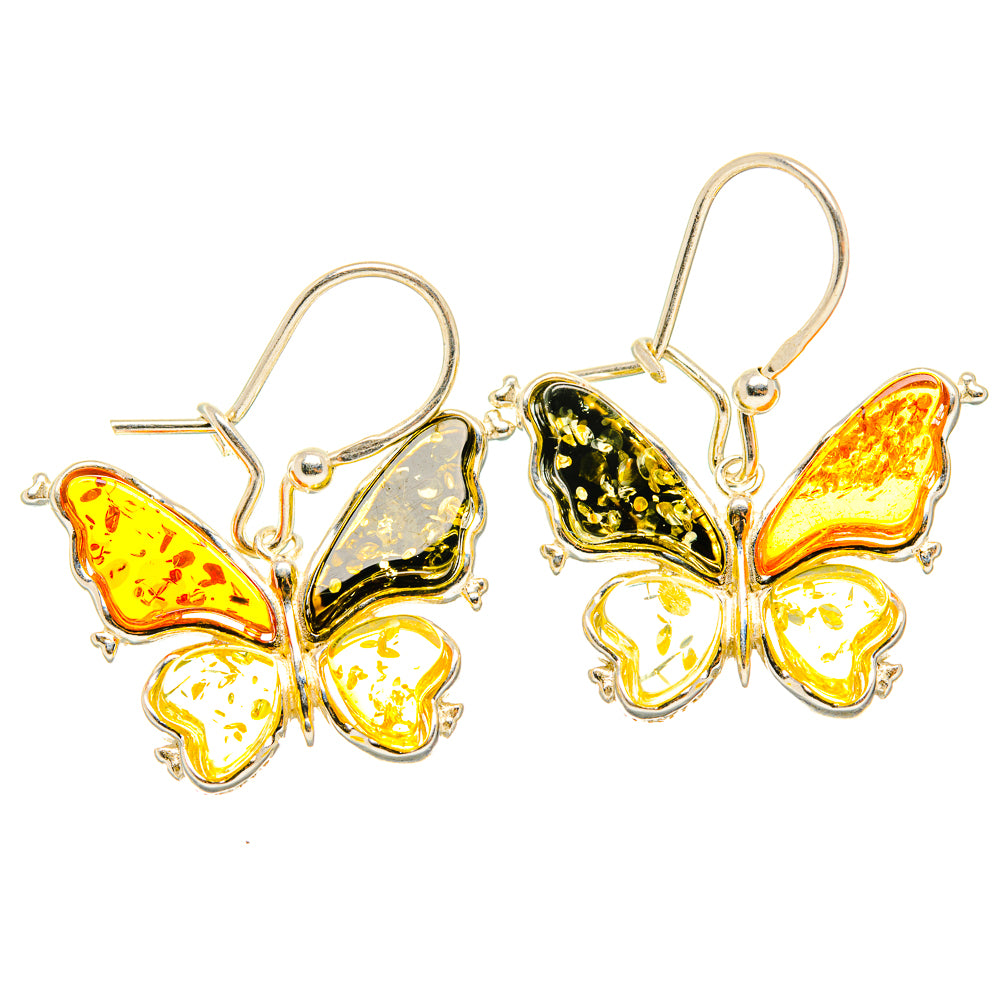 Baltic Amber Earrings handcrafted by Ana Silver Co - EARR429611 - Photo 2