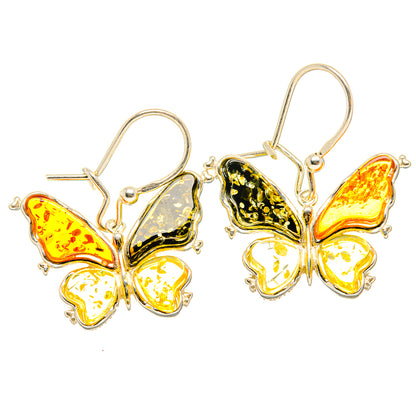 Baltic Amber Earrings handcrafted by Ana Silver Co - EARR429611 - Photo 2
