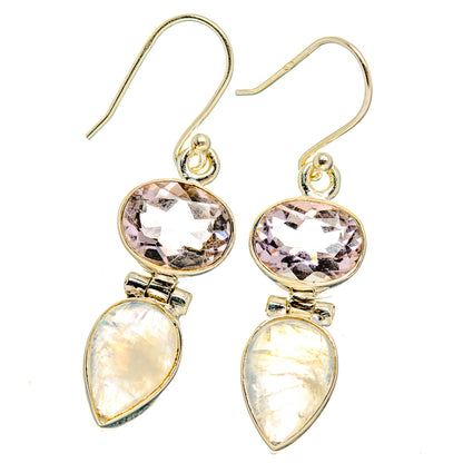 Rainbow Moonstone Earrings handcrafted by Ana Silver Co - EARR429688 - Photo 2
