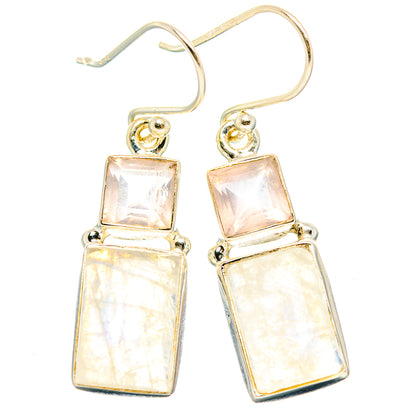 Rainbow Moonstone Earrings handcrafted by Ana Silver Co - EARR429718 - Photo 2